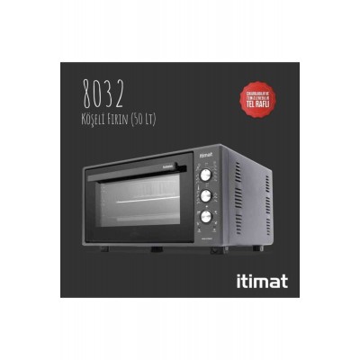 İtimat 8032 50 Lt. Timerli Termostat Turbo Fanlı Çift Camlı Fırın