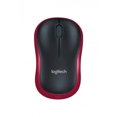 LOGITECH M185 910-002237 M185 Kablosuz Optik 1000DPI Kırmızı Siyah Mouse