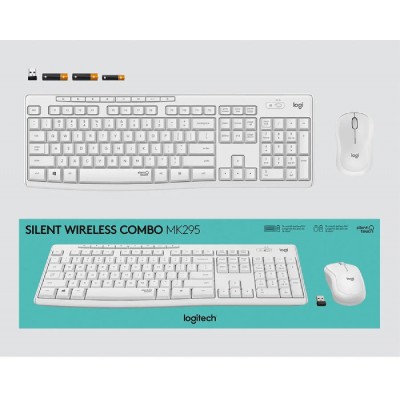 LOGITECH 920-010089 MK295 Kablosuz Q TR Beyaz Klavye Mouse Set